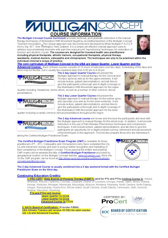 picture1_Mulligan Concept Pdf 91282 | Mulligan Course Hosting Information 2020