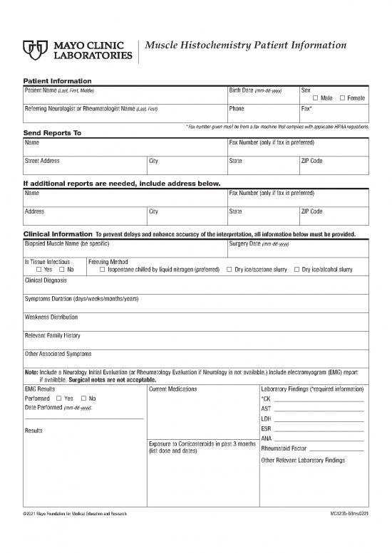picture Histochemistry Pdf 90168 | Musclehistochemistrypatientinfo