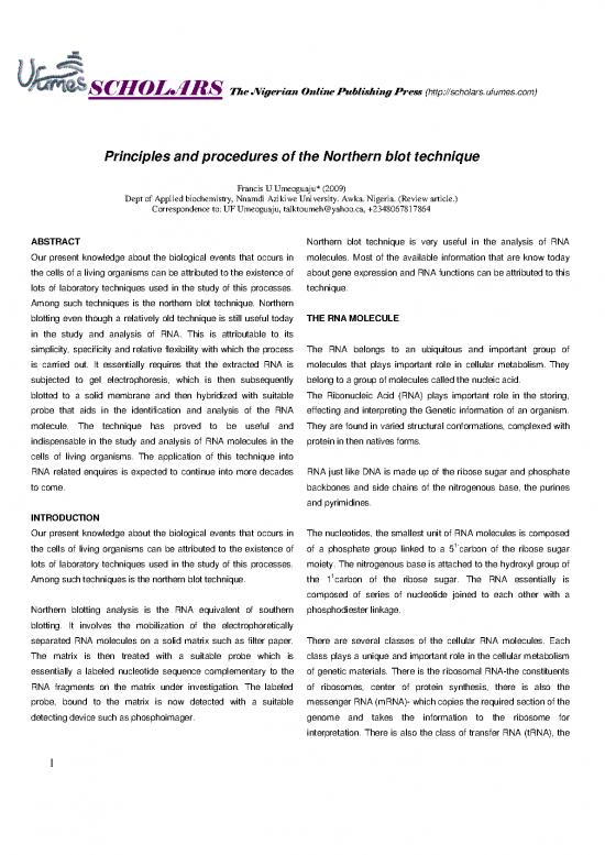 picture1_Northern Blotting Pdf 89431 | Northern Blotting