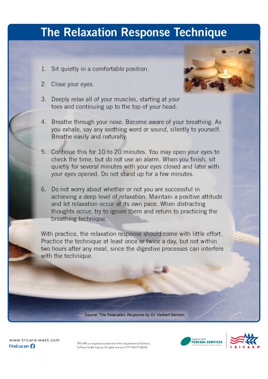 picture1_The Relaxation Response Pdf 89837 | Pf1110x077relaxationresponse
