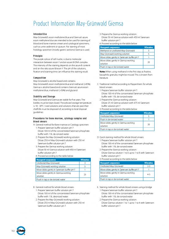 picture_Colour Therapy Pdf 91713 | Product Information Jtbaker Lr May Grunwald Giemsa Stains 9052