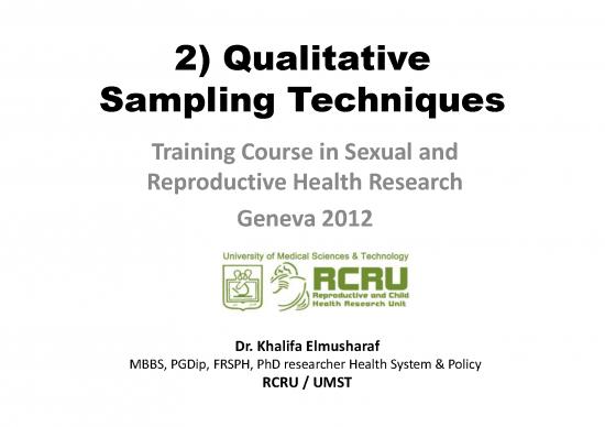 picture1_Reality Therapy Techniques Pdf 89780 | Qualitative Sampling Techniques Elmusharaf 2012