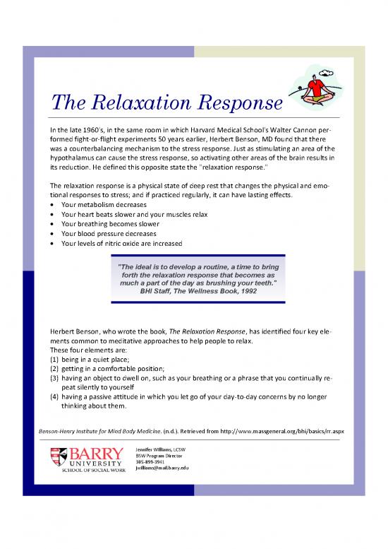 picture The Relaxation Response Pdf 89361 | Relaxationresponse