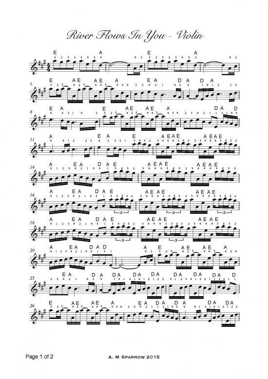 picture River Flows In You Pdf 90718 | Riverflows