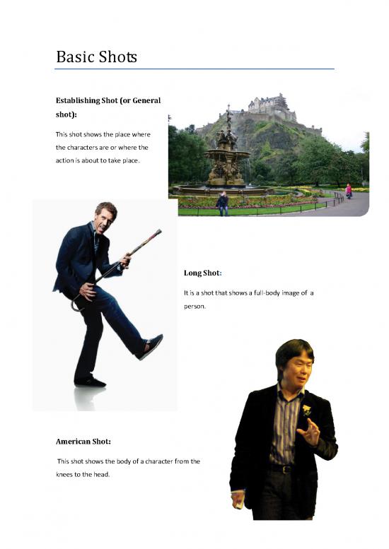 picture1_Camera Angles And Shots Pdf 90641 | Shots Camera Angles Camera Movements