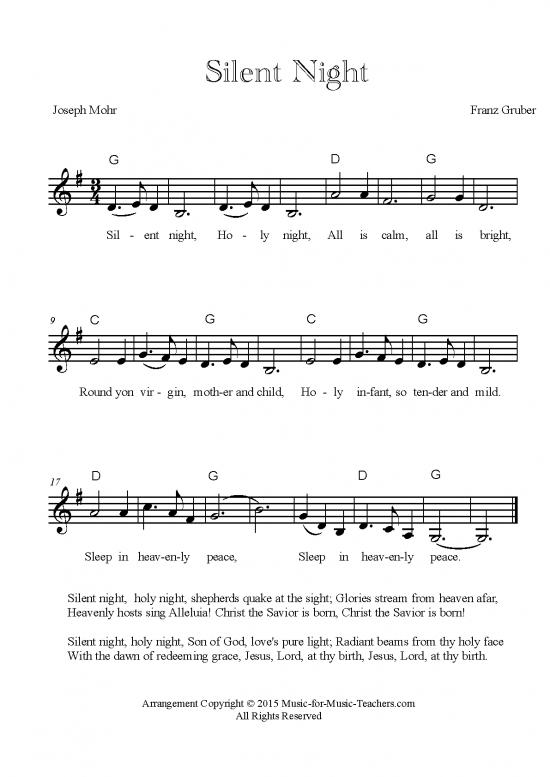 picture1_Silent Night Lead Sheet G