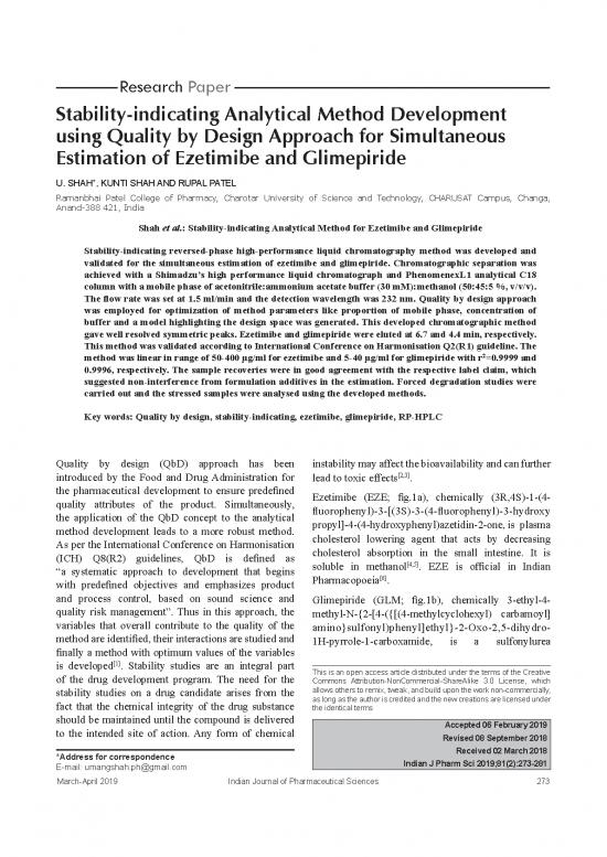 picture1_Analytical Method Development Pdf 89931 | Stabilityindicating Analytical Method Development Using Quality By Design Approach For Simultaneous Estimation Of Ezetim
