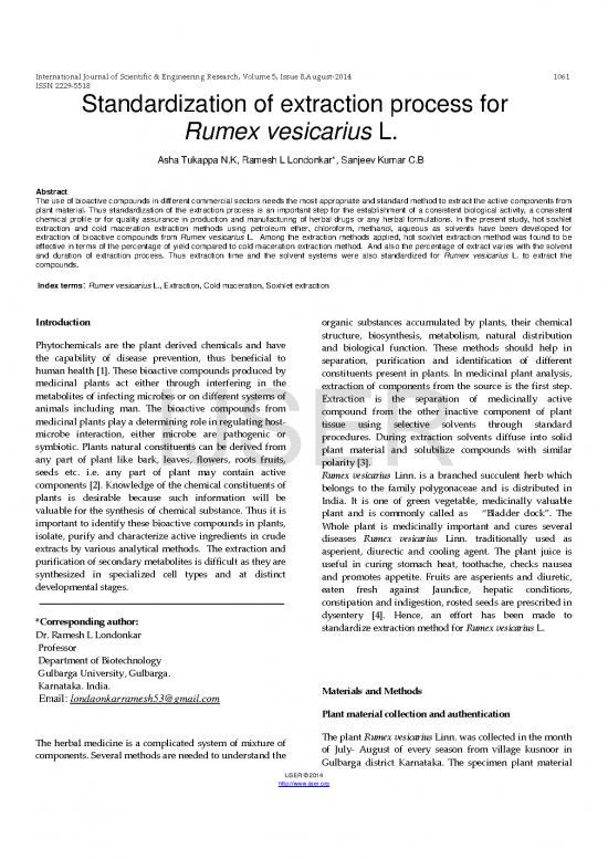 picture_Study Methods Pdf 89935 | Standardization Of Extraction Process For Rumex Vesicarius L