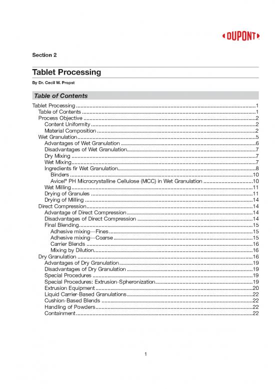 picture_Wet Granulation Process Pdf 90361 | Tablet Processing