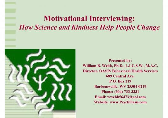 picture_Behavioral Therapy Pdf 90977 | Webb   Motivational Interviewing