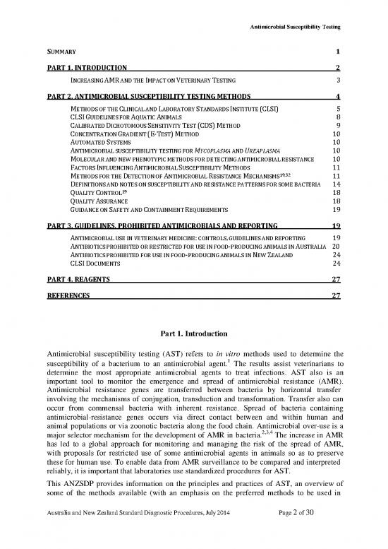 Antimicrobial Susceptibility Testing Methods Pdf 91723 | Anzsdp ...