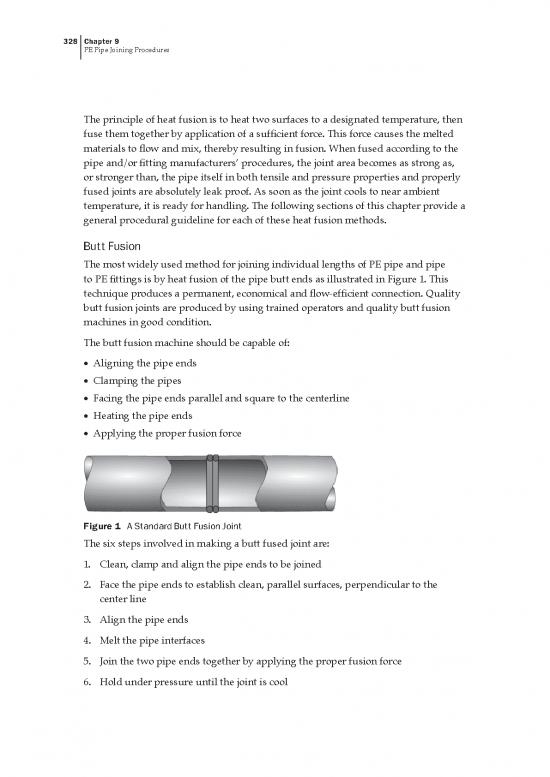 Chapter 9 Pe Pipe Joining Procedures