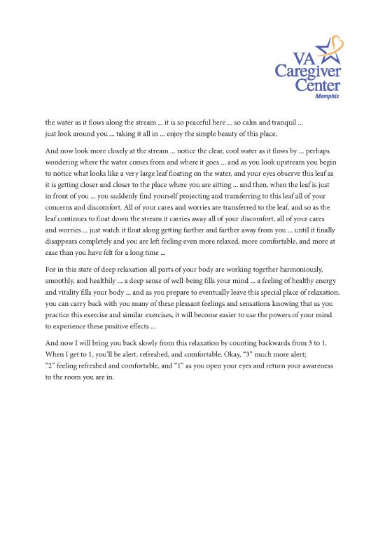Guided Imagery Script Pdf 91749 Guided Imagery Exercise Guided Imagery Script Pdf 91749 Guided Imagery Exercise