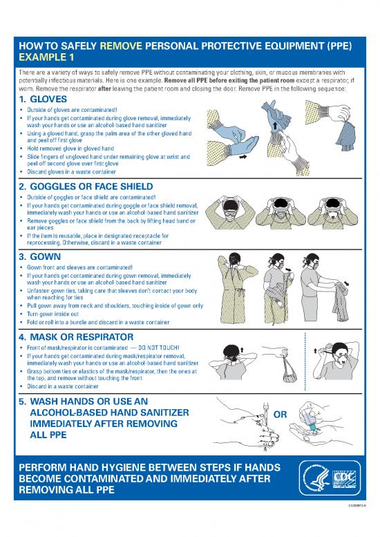 Personal Protective Equipment Pdf 89460 Ppe Sequence