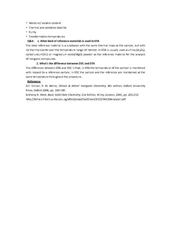 Method Time Measurement Pdf 89490 Summary Of Tg And Dta