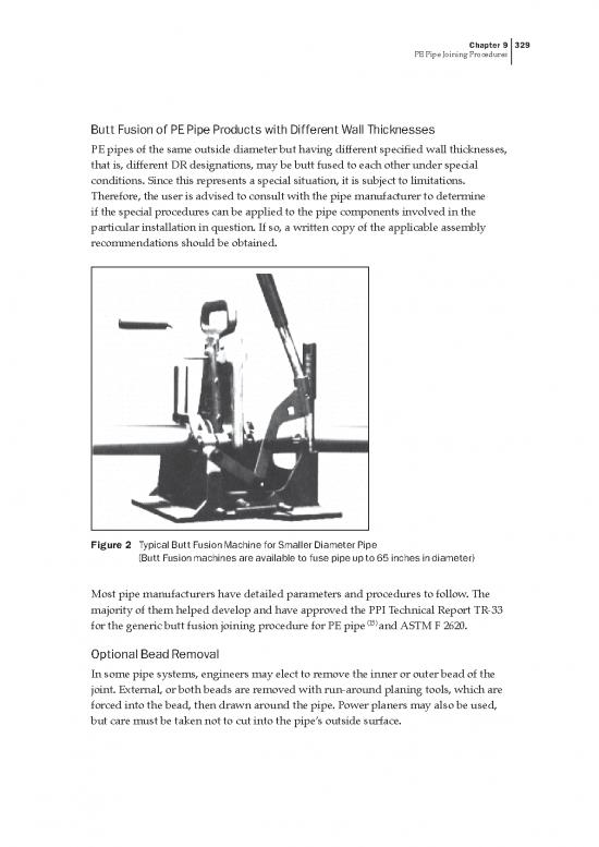 Chapter 9 Pe Pipe Joining Procedures