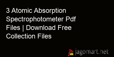 picture 3 Atomic Absorption Spectrophotometer Pdf Files | Download Free Collection Files