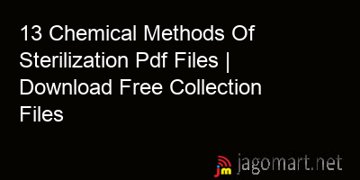 picture 13 Chemical Methods Of Sterilization Pdf Files | Download Free Collection Files