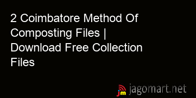 picture 2 Coimbatore Method Of Composting Files | Download Free Collection Files