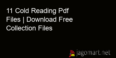 picture 11 Cold Reading Pdf Files | Download Free Collection Files