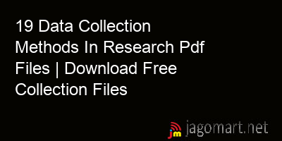picture 19 Data Collection Methods In Research Pdf Files | Download Free Collection Files