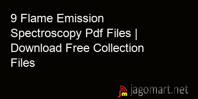 picture 9 Flame Emission Spectroscopy Pdf Files | Download Free Collection Files