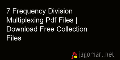 picture 7 Frequency Division Multiplexing Pdf Files | Download Free Collection Files