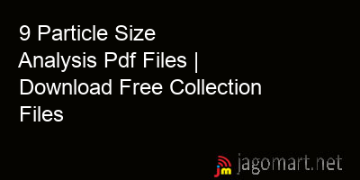 picture 9 Particle Size Analysis Pdf Files | Download Free Collection Files