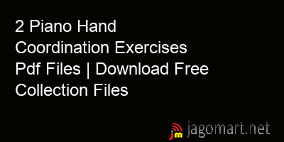 picture 2 Piano Hand Coordination Exercises Pdf Files | Download Free Collection Files