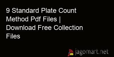 picture 9 Standard Plate Count Method Pdf Files | Download Free Collection Files