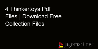 picture 4 Thinkertoys Pdf Files | Download Free Collection Files