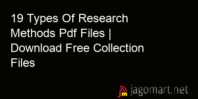 picture 19 Types Of Research Methods Pdf Files | Download Free Collection Files