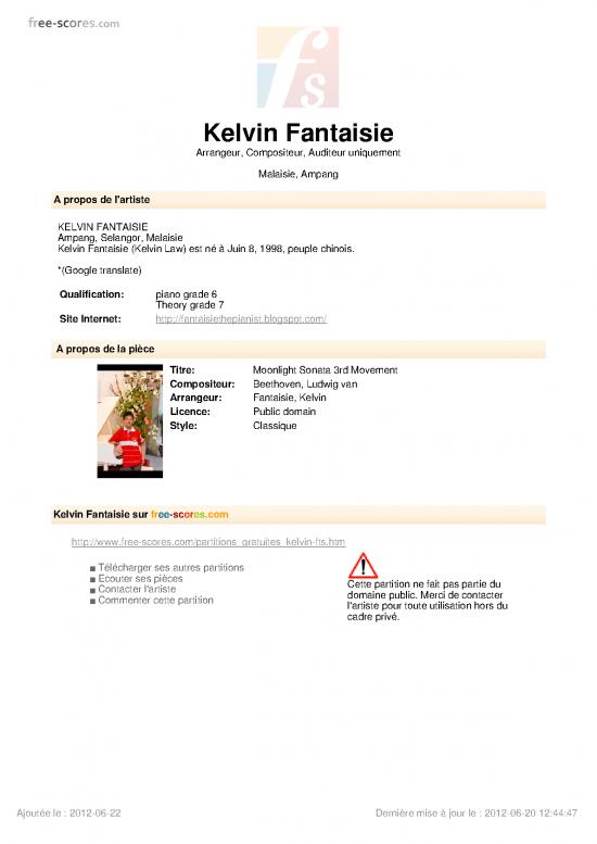 picture Piano Pdf 91938 | Beethoven Ludwig Van Moonlight Sonata 3rd Movement 46365