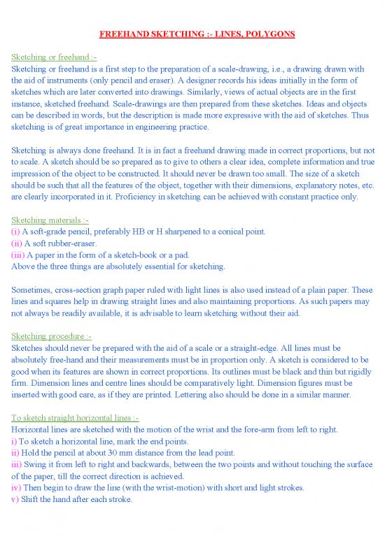 picture_Freehand Sketching Pdf 92075 | Freehand Sketching   Lines Polygons 1