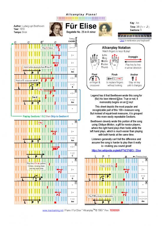 picture Fur Elise Pdf 91985 | Furelise