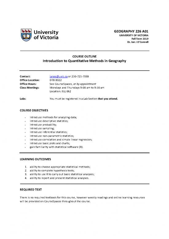 picture_Learning Methods Pdf 92761 | Geog 226 201909 Oconnell Outline