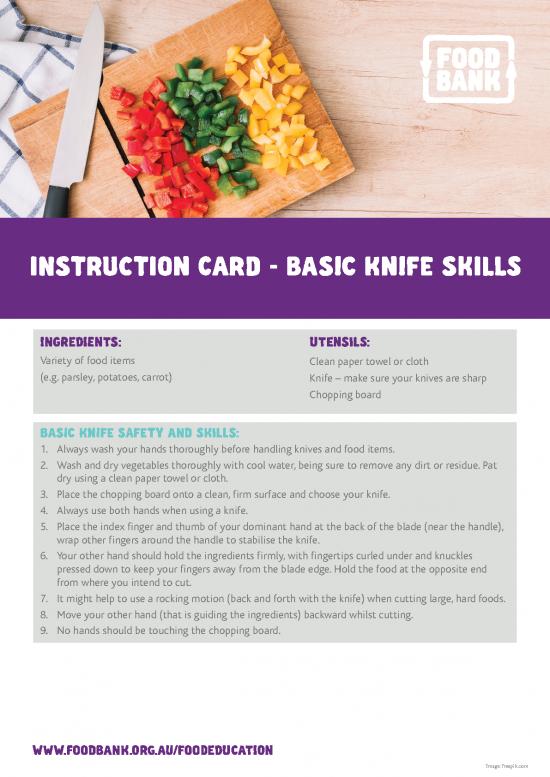 knife skills illustrated pdf download