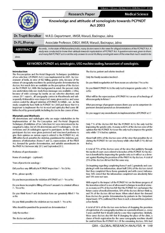 picture1_Pcpndt Act 2003 92871 | Knowledge And Attitude Of Sonologists Towards Pcpndt Act 2003 August 2013 1599021614 54