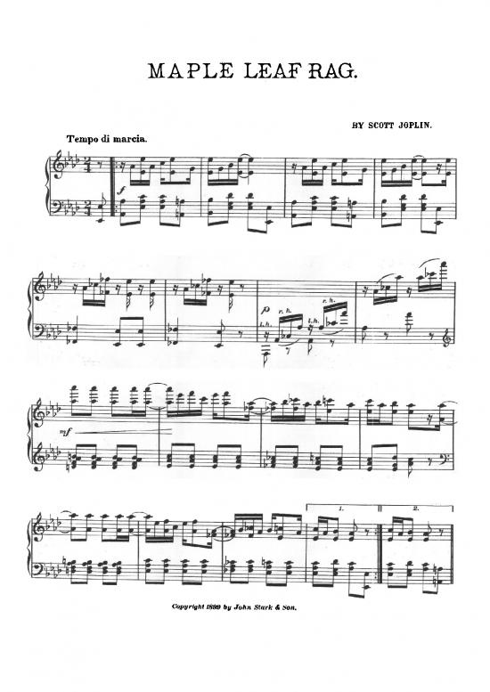 picture Maple Leaf Rag Pdf 94080 | Mapleleafragp1