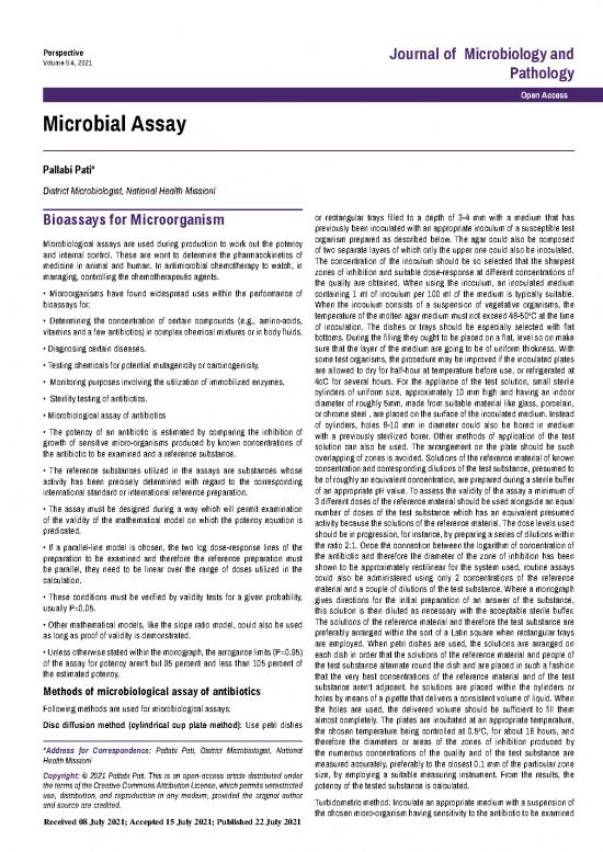 picture Journal Pdf 92006 | Microbial Assay