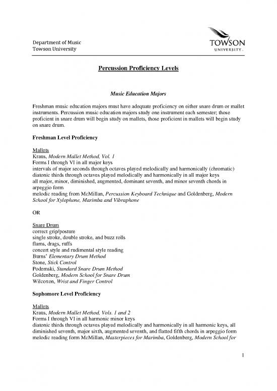 picture_Music Therapy Pdf 92656 | Percussionproficiencylevels