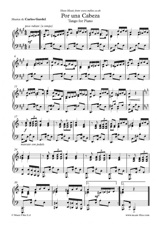 picture1_Piano Pdf 94109 | Por Una Cabeza Piano Solo