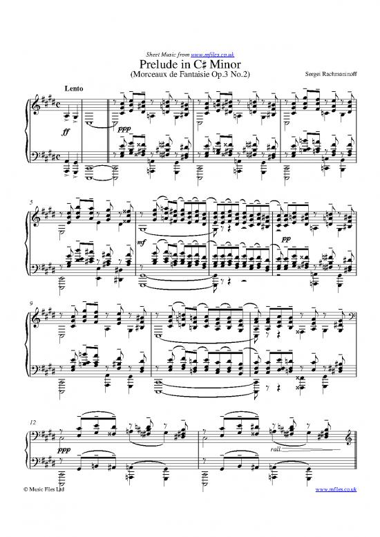 Rachmaninoff Prelude In C Sharp Minor Imslp Music Therapy Pdf 94111 | Rachmaninoff Prelude In C Sharp Minor