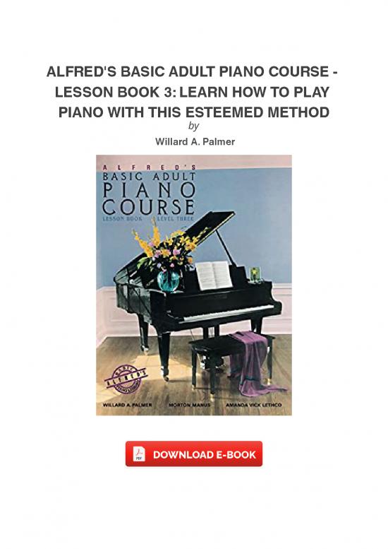 picture1_Piano Pdf 93642 | Read Alfreds Basic Adult Piano Course   Lesson Book 3 Learn How To Play Piano With This Esteemed Method