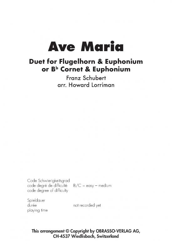 picture1_Ave Maria Schubert Pdf 92547 | Rsobr18800 Schubert Lorriman Duet Brass Band Ave Maria