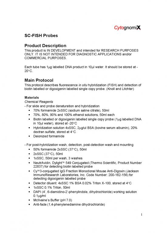 picture_Ethanol Pdf 91863 | Sc Fish Probe Hybridization Protocol Cytognomix