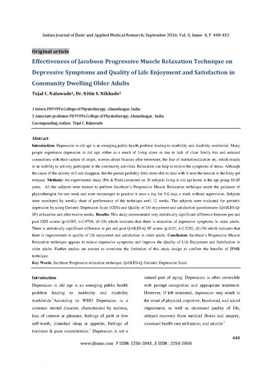 picture1_Jacobson Progressive Muscle Relaxation Pdf 92043 | September 2016 448 452