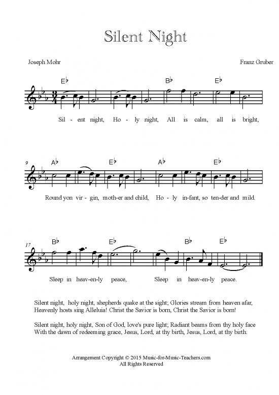 picture_Silent Night Lead Sheet Eb