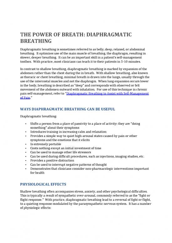 picture_The Power Of Breath Diaphragmatic Breathing