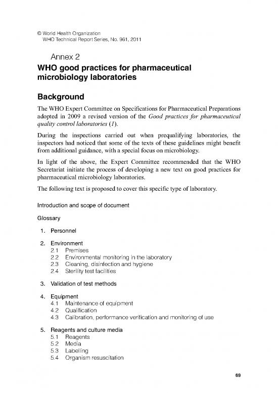 picture1_Report Pdf 92845 | Trs961 Annex2 Goodpractices Pharmaceutical Microbiology Laboratories